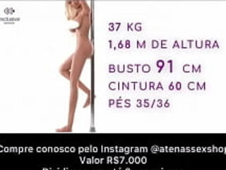 Boneca infl&aacute_vel realista