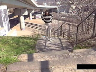 Stopping To Pee On Steps