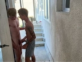 A guy with a big dick fucked his father'_s cute housekeeper