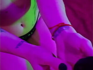 Cum slut gets her feet wet part 1