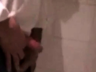 Bareback Daddy in the Gas Station WC