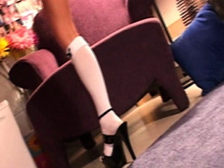 Amateur big ass brunette teen with