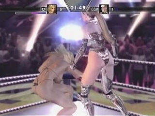 Rumble Roses XX Lady X Dominates and Humiliates Dixie Clements
