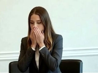 THE SPANKING OF THE EXECUTIVE ANNIE. PADDLING. AI GENERATED
