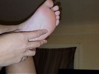 Bay Area Slut Tickles Her Own Feet for the Camera