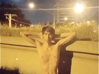 Exposed on the overpass
