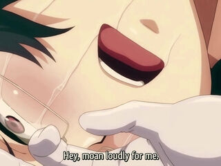 Hot nerdy girl in a swimsuit gets fucked doggystyle by her boyfriend who thrusts his cock in her tight ass - hentai