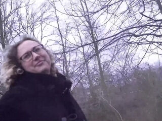 German milf gets cumshot from her mouth to titties after sex with a stranger POV