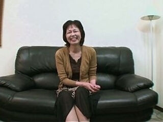 Black-haired granny from Asia Michiyo Fukumoto decided to remember youth on a guy'_s dick