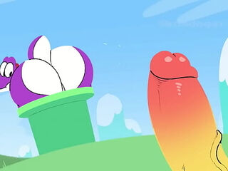 Big purple Yoshi ass~