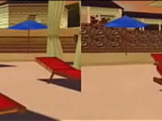 Vr poolside nude anime