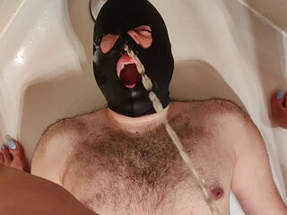 Tall Mistress Humiliates Her Slave And Feeds Him with His Own Cum - Compilation