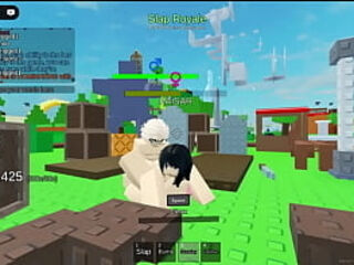 Fucking girls after beating them in Roblox Slap Royale condo