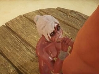 She loves sucking cock ang getting a load of cum