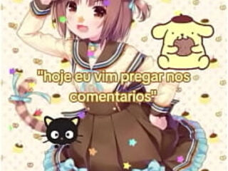 azuki comendo pao