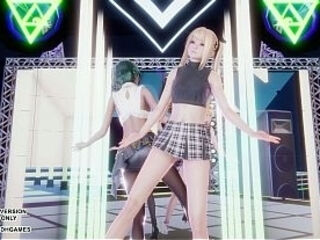 [MMD] 爽快奪回 Sunlight Marie Rose Tamaki Sexy Dance Doa Hentai Uncensored 4K 60FPS