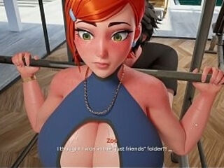 Big Titty and Thick Ass Gwen working out - Mansion Days part 8
