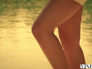 Jaye Summers Rides Jean's Hard Rod with Small Tits