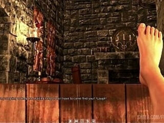 My Dorm: Daphne'_s Teasing Dress Strip for Mark