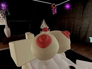 Fucking with a Beatiful girl on Roblox