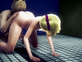 Yaoi Femboy - Ethan Hard Sex [Handjob, Blowjob, Analingus, Fucked, anal, bareback, creampie] - Sissy Crossdress Anime Manga Japanese Asian Game Porn